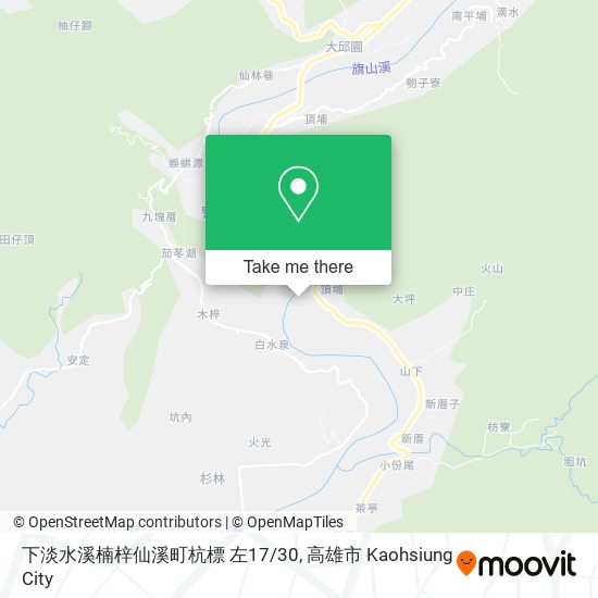下淡水溪楠梓仙溪町杭標 左17/30 map