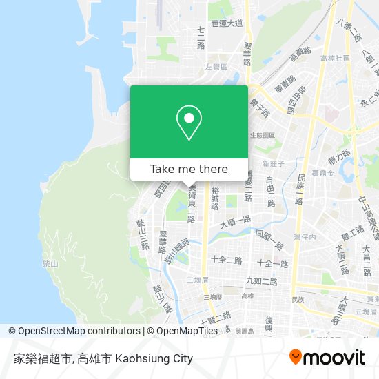 家樂福超市 map