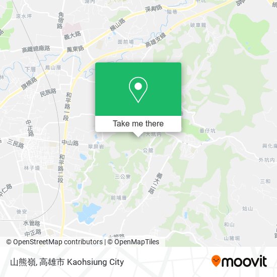 山熊嶺 map