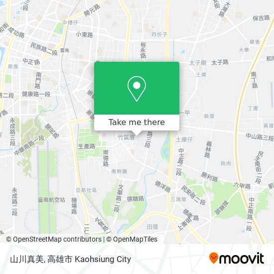 山川真美地圖