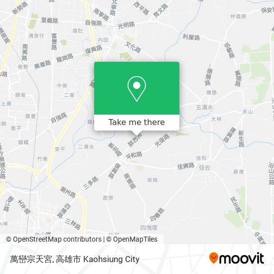 萬巒宗天宮地圖