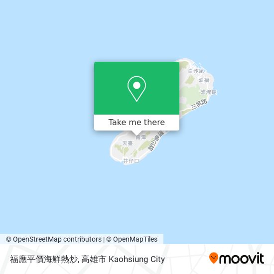 福應平價海鮮熱炒地圖