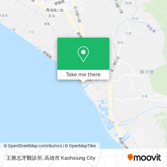 王勝志牙醫診所 map