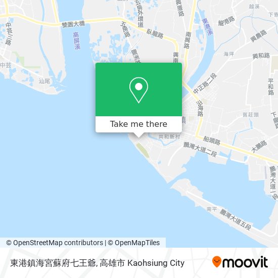 東港鎮海宮蘇府七王爺 map