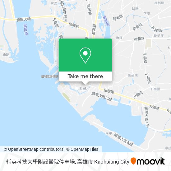 輔英科技大學附設醫院停車場 map