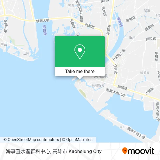 海事暨水產群科中心地圖