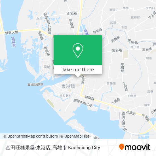金田旺糖果屋-東港店 map