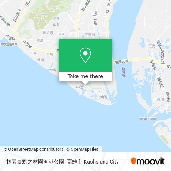 林園景點之林園漁港公園地圖