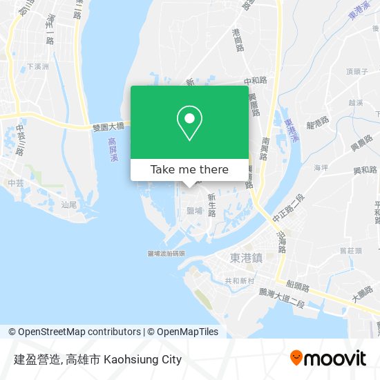 建盈營造 map