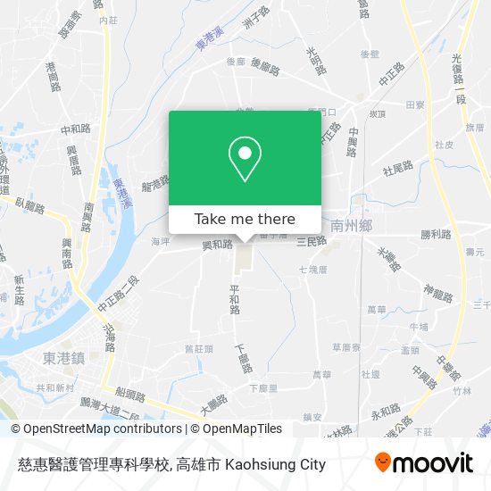 慈惠醫護管理專科學校 map