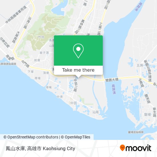 鳳山水庫地圖