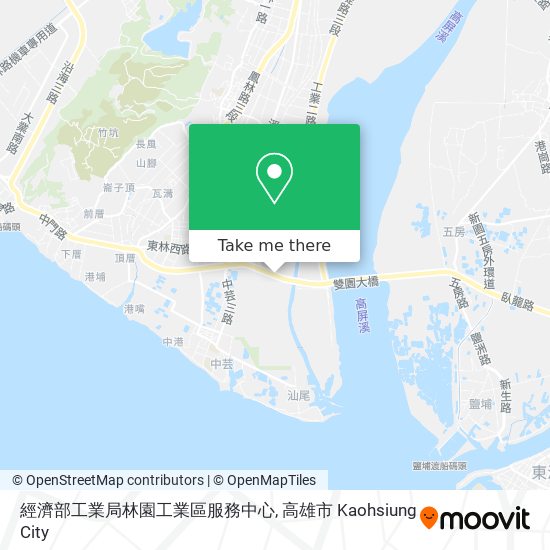 經濟部工業局林園工業區服務中心 map