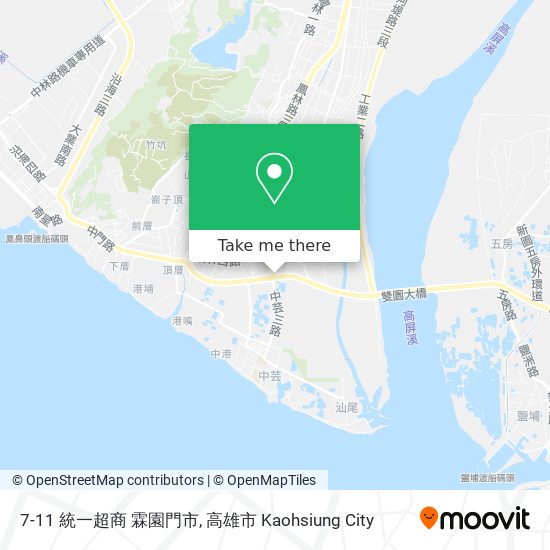 7-11 統一超商 霖園門市地圖