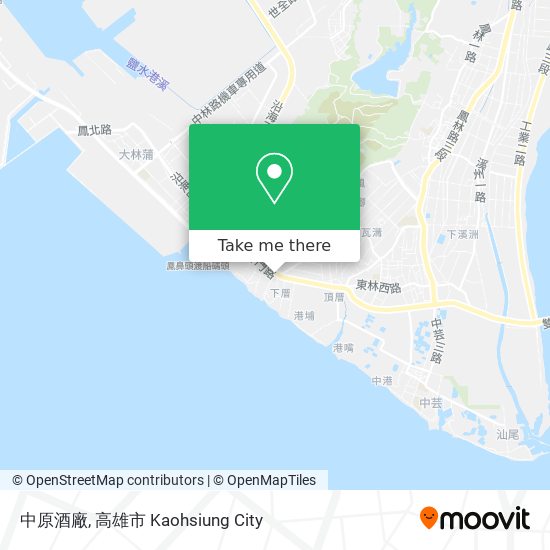 中原酒廠地圖