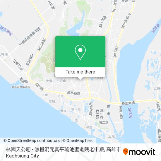 林園天公廟 - 無極混元真平瑤池聖道院老申殿 map