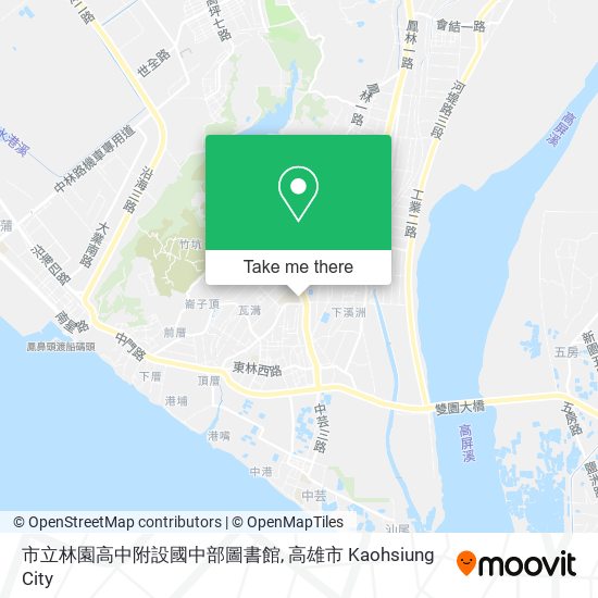 市立林園高中附設國中部圖書館地圖