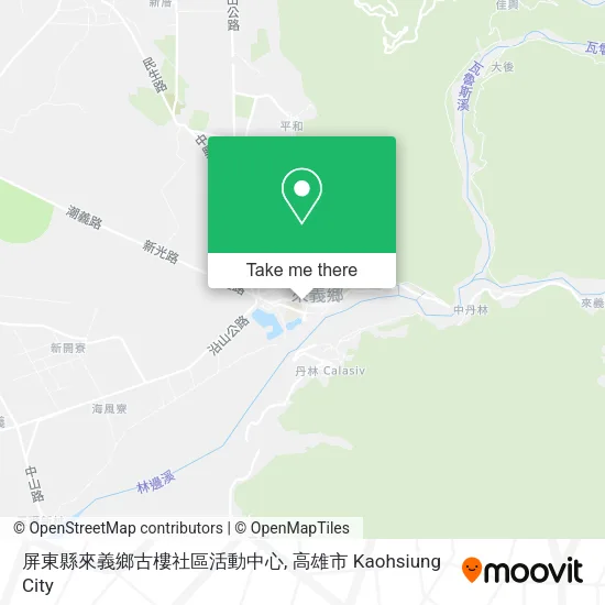 屏東縣來義鄉古樓社區活動中心 map