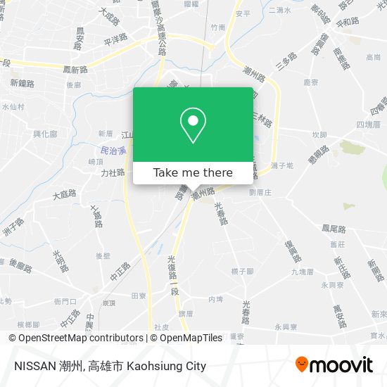 NISSAN 潮州 map