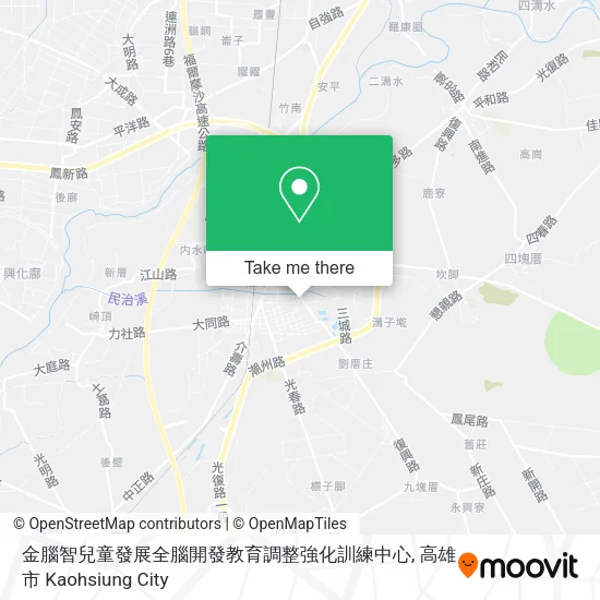 金腦智兒童發展全腦開發教育調整強化訓練中心地圖