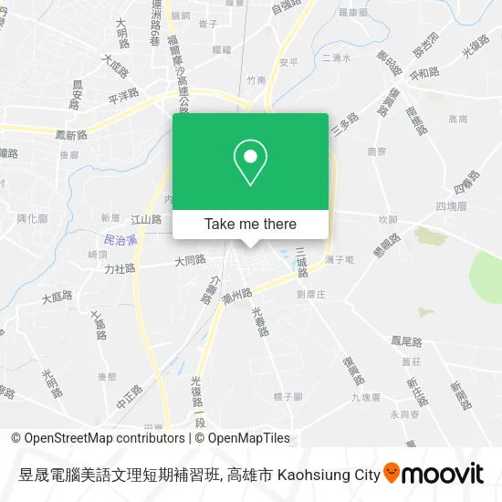 昱晟電腦美語文理短期補習班 map