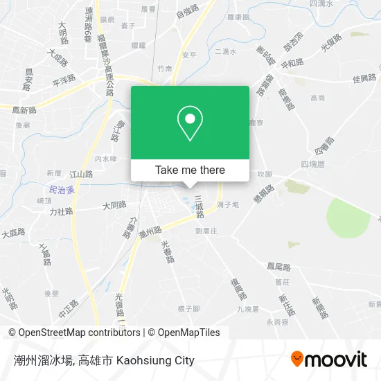 潮州溜冰場 map