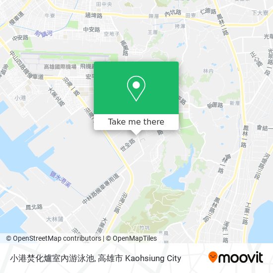 小港焚化爐室內游泳池地圖