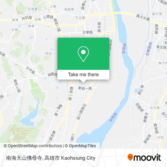 南海天山佛母寺 map