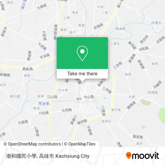 潮和國民小學地圖