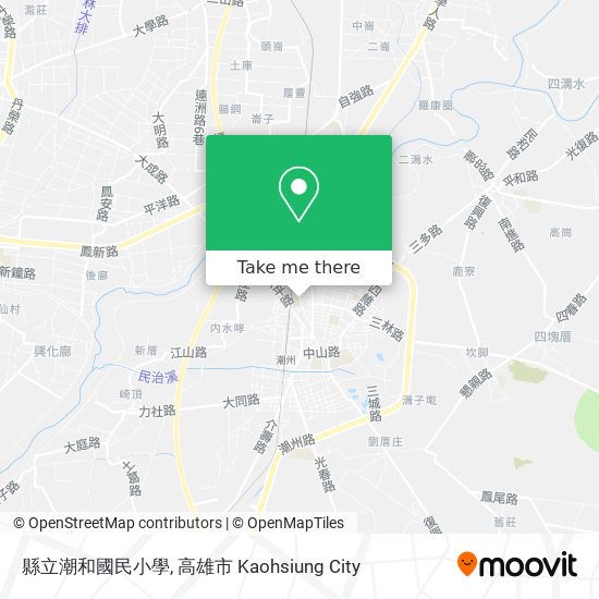 縣立潮和國民小學地圖
