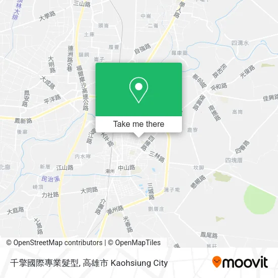 千擎國際專業髮型 map