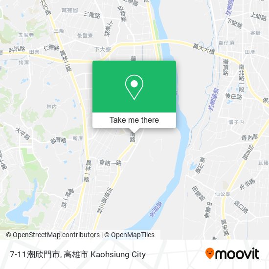 7-11潮欣門市 map