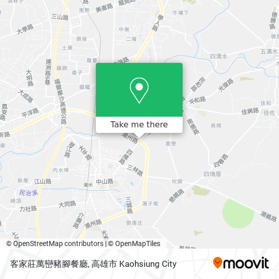 客家莊萬巒豬腳餐廳 map