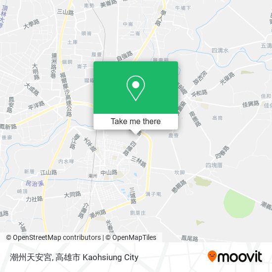 潮州天安宮 map