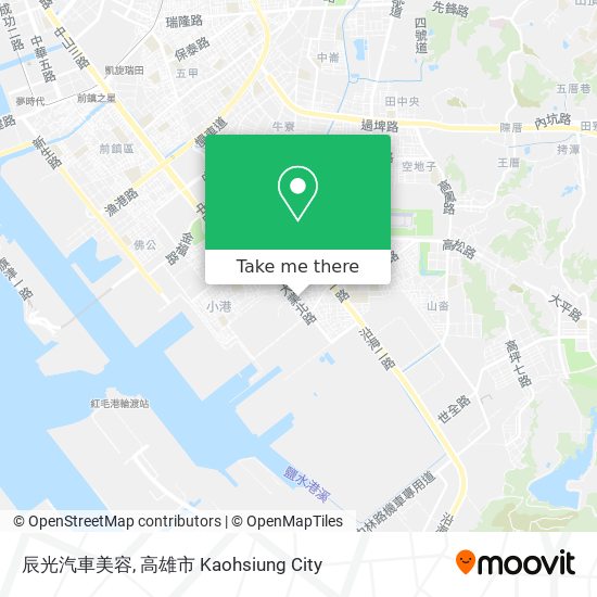 辰光汽車美容 map