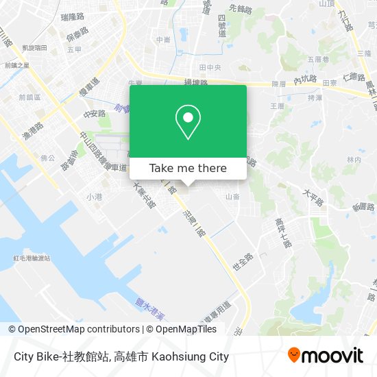 City Bike-社教館站地圖