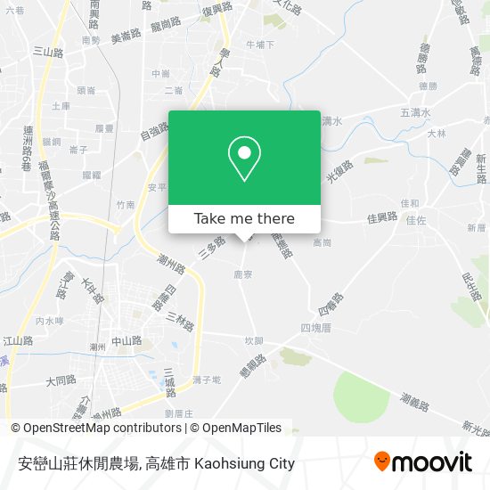 安巒山莊休閒農場 map