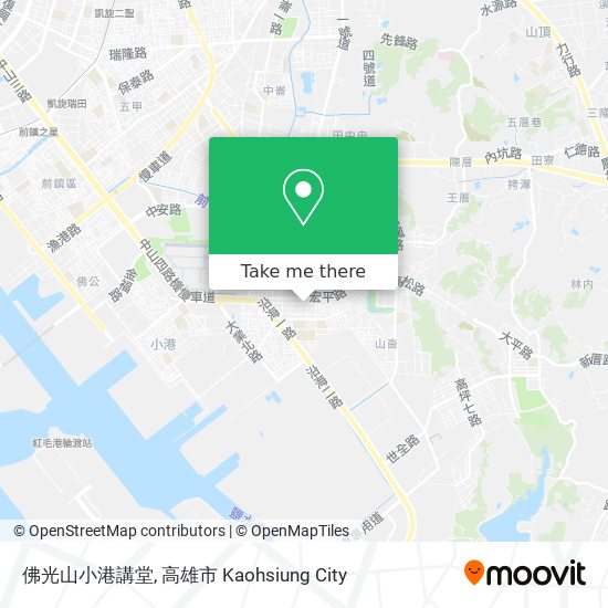 佛光山小港講堂地圖