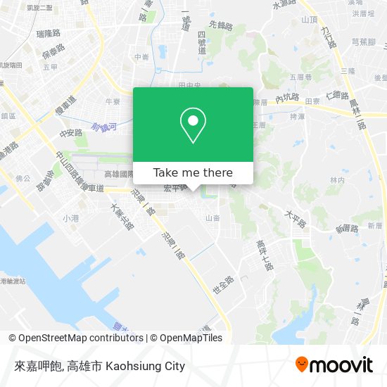 來嘉呷飽 map