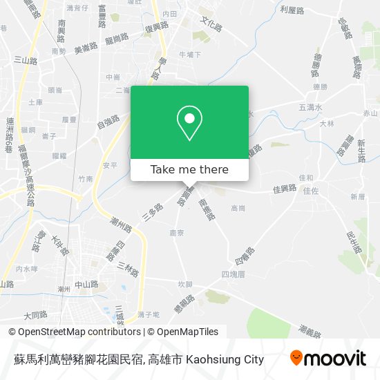 蘇馬利萬巒豬腳花園民宿 map