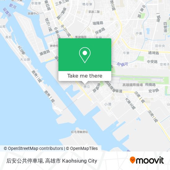 后安公共停車場 map