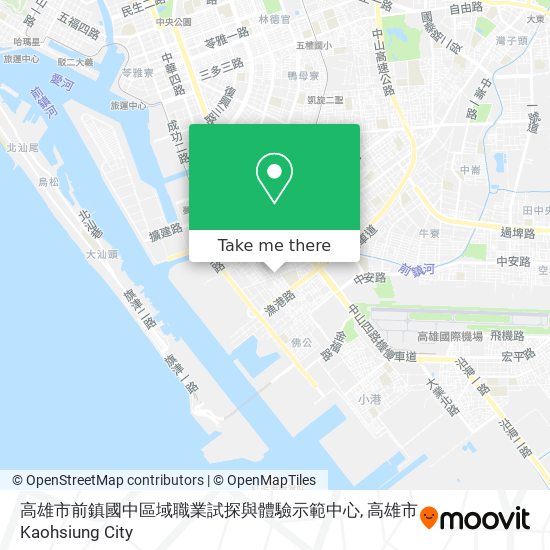 高雄市前鎮國中區域職業試探與體驗示範中心 map