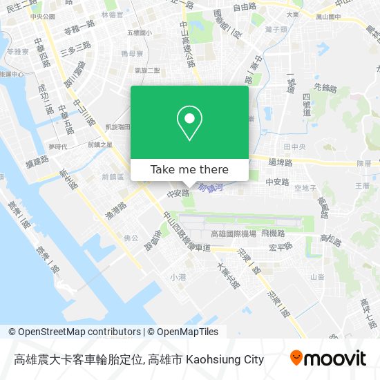 高雄震大卡客車輪胎定位 map