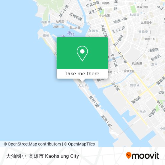 大汕國小 map