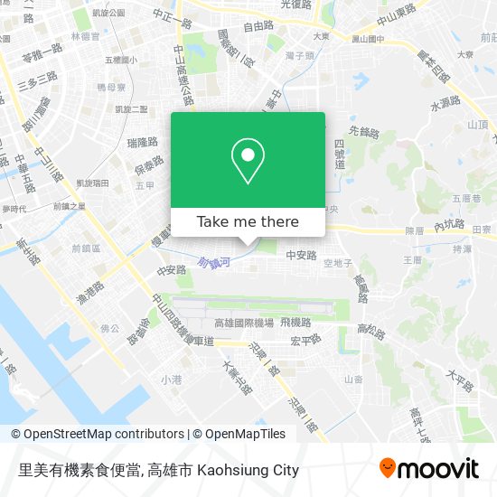 里美有機素食便當 map