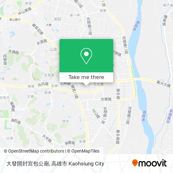 大發開封宮包公廟 map