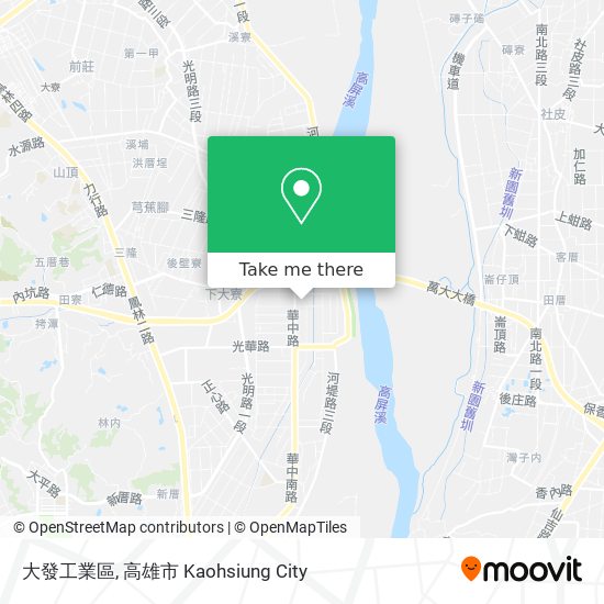 大發工業區 map