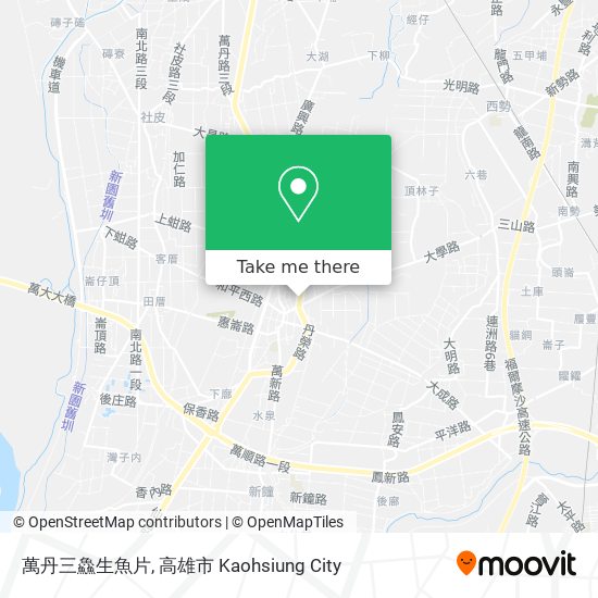 萬丹三鱻生魚片 map
