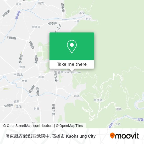 屏東縣泰武鄉泰武國中 map