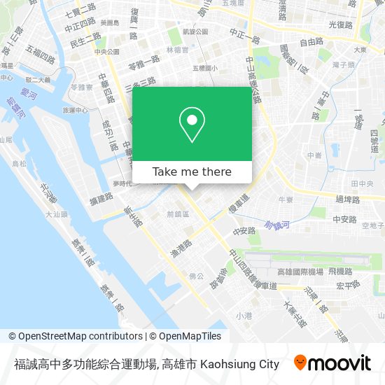 福誠高中多功能綜合運動場 map