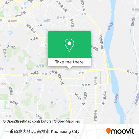 一番鍋燒大發店地圖